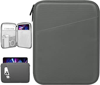 Dadanism 12.9 Inch Tablet Sleeve Case for iPad Pro 12.9" 2021-2018, 12.4" Samsung Galaxy Tab S8 /S7 FE/S7 , 12.3" Surface Pro 8/7/6/5/4/X, Tablet Protective Sleeve Bag, Dark Gray