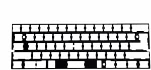 YMDK Universal Anodized Aluminum Plate Positioning Board Plate Support ISO ANSI for GH60 PCB 60% Keyboard DIY