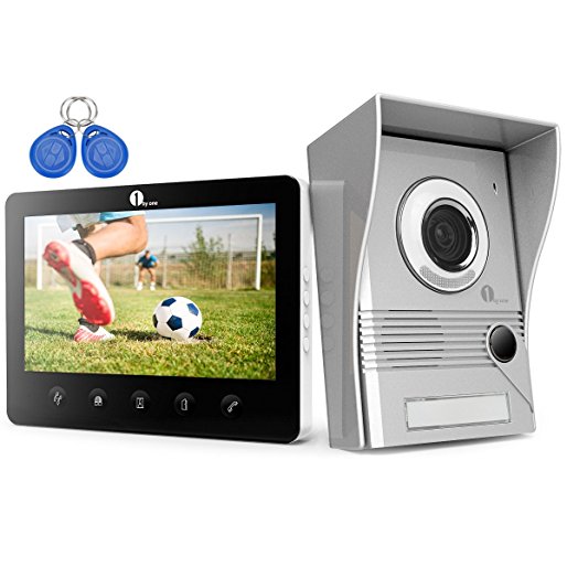 1byone 103NA-0002 Aluminium Video Doorphone, 7.9 x 5.9 x 3.9 inches, Silver