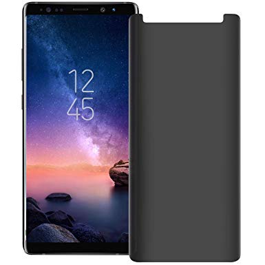 VitaVela Galaxy Note 8 Privacy Screen Protector [Upgrade Version] [3D Curve] Anti-spy Tempered Glass Screen Film 9H Hardness Anti-Scratch Anti-Peep Shield,for Samsung Galaxy Note 8 (6.3”) Transparent