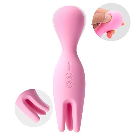 SVAKOM Nymph High-end Vibrators Soft Moving Finger Vibrating Clitorial G-spot Vibrator Nipples Clit Stimulator Waterproof Pin-Hole USB Rechargeable Sex Games Adult Toys Foreplay Sex Fun for Couple