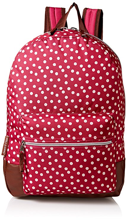 Trailmaker Girls' Printed Backpack with Contrast Bottom