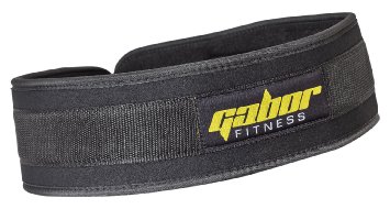 Gabor Fitness 4-Inch Epic Performance Low Profile Weightlifting Lifting Belt