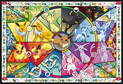 Buffalo Games - Pokemon - Eevee's Stained Glass - 2000 Piece Jigsaw Puzzle
