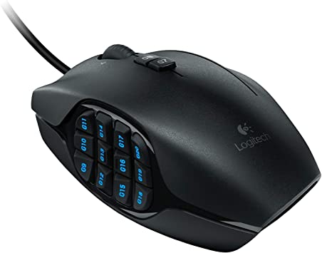 Logitech G600 MMO Gaming Mouse, Black (910-002864)