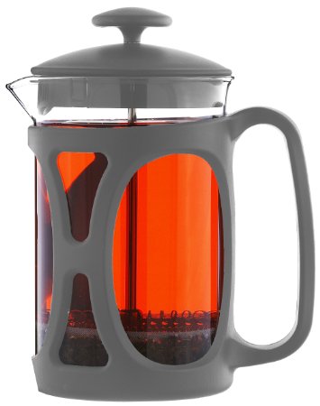 GROSCHE Basel French Press Coffee and Tea Maker (Large - 800 ml, Grey)