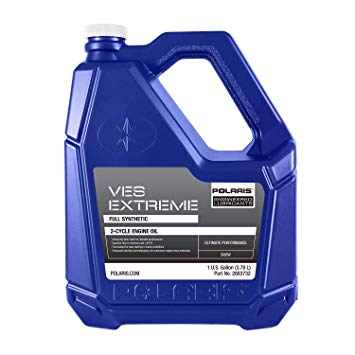 Polaris New OEM VES Extreme Full Synthetic 2-Cycle Oil Gallon, 2883732