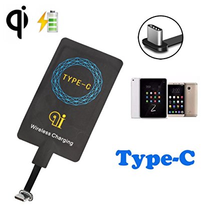 Charger Receiver For Huawei P9, Palarn USB 3.1 Type-C Sticker QI Wireless Charging Charger Receiver For Huawei P9