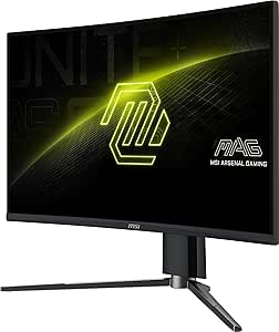 MSI MAG27CQ6PF, 27-inch QHD 2560 x 1440 Computer Monitor, 180Hz, HDMI, 0.5ms, Black