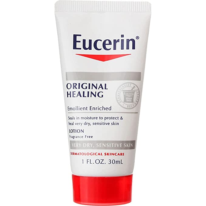 Eucerin Original Healing Soothing Repair Rich Emollient Lotion 90 Ml (30 Ml Each Lot