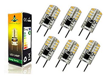 Best to Buy® 6-pack LED-G8-SHORT-120V Replacement LED Light Bulb