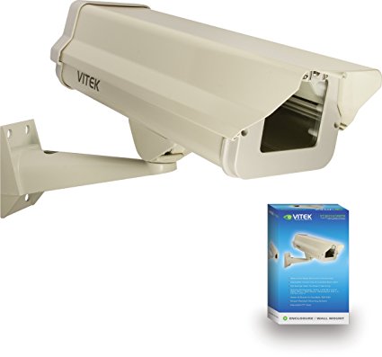 Vitek VT-EH10 Indoor/Outdoor Camera Enclosure and Wall Mount Combo (Beige)