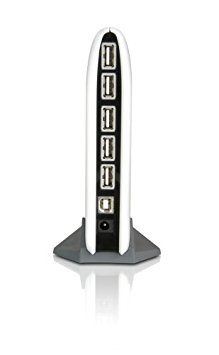 IOGEAR GUH227 7 Port High Speed USB 2.0 Hub for MAC and PC