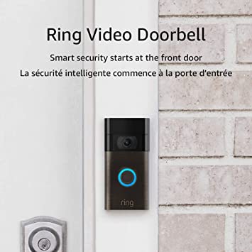 Ring Video Doorbell – 1080p HD video, improved motion detection, easy installation – Venetian Bronze (2020 release)