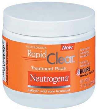 Neutrogena Rapid Clear Treatment Pads, 60 Count