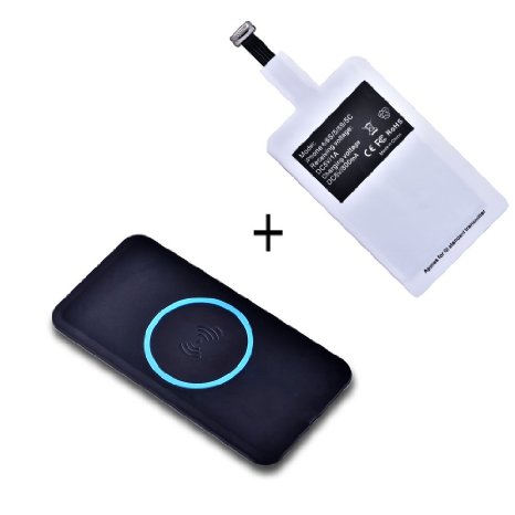 TTLIFE-Charger Charging Receiver Kit includes Qi Charger and Receiver for Apple iPhone 6s Plus 6/iphone 5/5S/6S