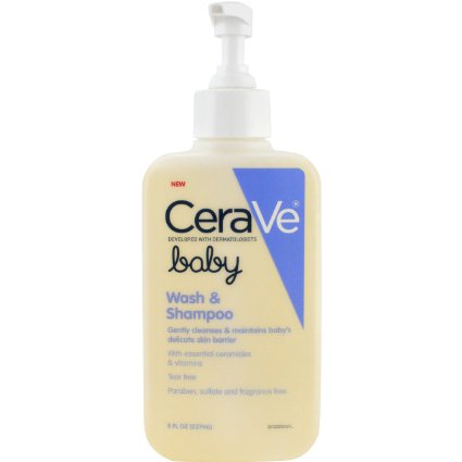 CeraVe Baby Wash and Shampoo 8 Ounce