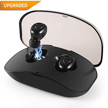 True Wireless Earbuds, 3D Stereo Sound Wireless Headphones Touch Control Wireless Sport Earbud with Breathing Mini in-Ear Sports Earphones Noise Cancelling Headsets, Bluetooth Earbuds
