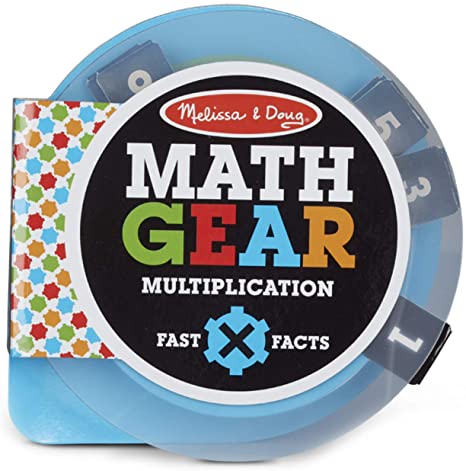 Melissa & Doug Children’s Book - Math Gear Multiplication Fast Facts Interactive Board Book