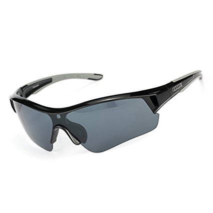ODODOS Polarized Sunglasses for Cycling Driving Baseball Running Fishing UV100 Polarized Lenz
