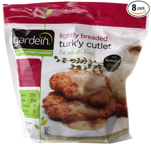 Gardein, Lightly Breaded Turkey Cutlet with Home style Gravy, 12 Ounce