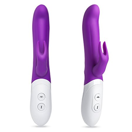 G spot Vibrator by ROSERAIN, Warming Function Rechargeable Waterproof Wand Sex Massager, Vagina Stimulation Clit Rabbit Vibrator, Adult Vibrator Toy for Females, Couples
