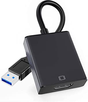 USB to HDMI Adapter for Monitors,hdmi to USB Adapter,1080P Compatible with Windows XP/7/8/10/11(with Drive)