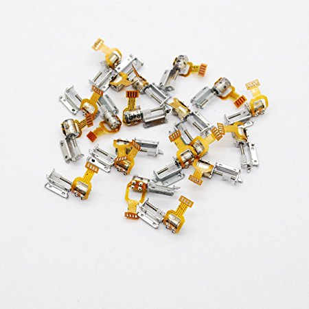 20pcs extra micro 2 Phase 4 Wire dc Stepper Motor DC 5V small motor for diy fun