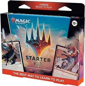 Magic: The Gathering 2023 Starter Kit - Learn to Play with 2 Ready-to-Play Decks   2 Codes to Play Online (2-Player Fantasy Card Game)