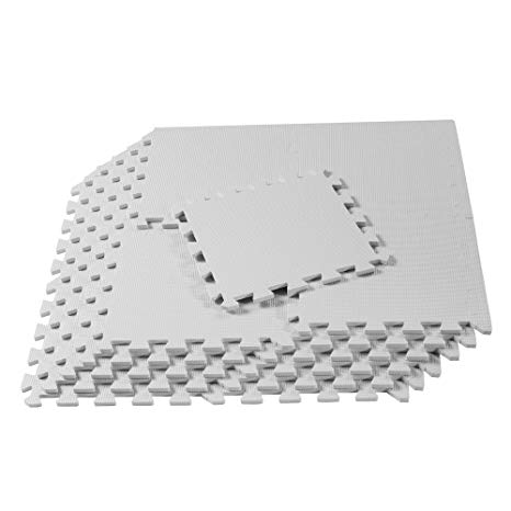 We Sell Mats 12" x 12" x 3/8 Multi-Color Interlocking Foam Mat