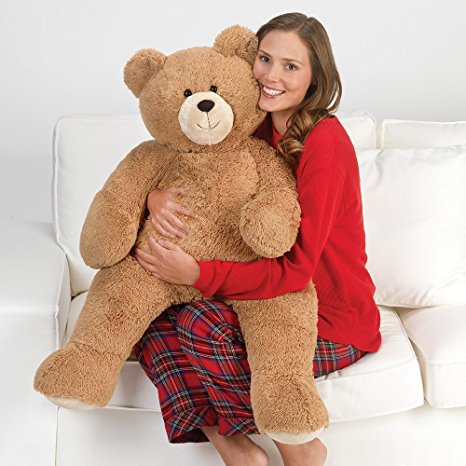 Vermont Teddy Bear - Big Bear Sweetheart, 3 Feet Tall, Brown