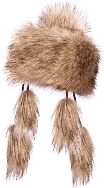 Futrzane Faux Fur Mongolian Hat for Women - Fun, Warm & Different Russian Hat