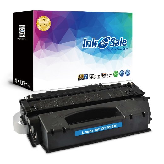 INK E-SALE Q7553X 53X Q5949X 49X Toner Cartridge Compatible for HP Laserjet M2727mfp M2727nf P2014 P2015 P2015d P2015dn P2015n P2015x, High Yield 1 Pack