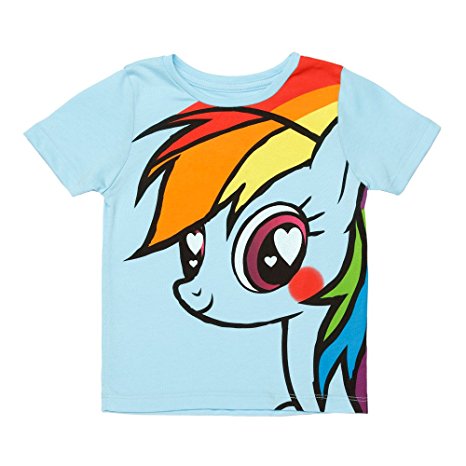My Little Pony Rainbow Dash Hearts and Rainbows Toddler T-shirt