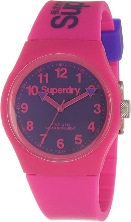 Superdry Men's Analogue Quartz Watch with Silicone Strap – SYG164PV