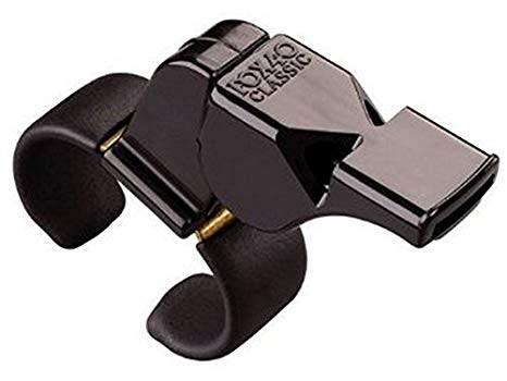 Fox 40 Classic Official Referee Whistle with Finger Grip