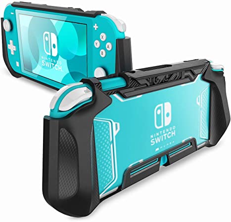 Mumba Protective Case for Nintendo Switch Lite, [Blade Series] TPU Grip Portable Cover Case Compatible with Switch Lite Console 2019 Release (Black)
