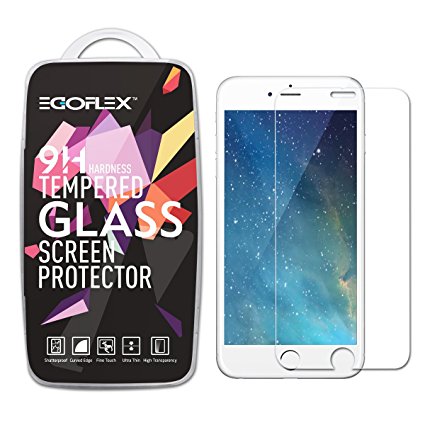 iPhone 6S Screen Protector, EGOFLEX Tru-Glass Series [Tempered Glass] Screen Protector High Definition for Apple iPhone 6 & iPhone 6S 4.7"