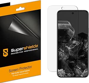 Supershieldz (3 Pack) Designed for Google (Pixel 9 Pro XL) Screen Protector, High Definition Clear Shield (PET)