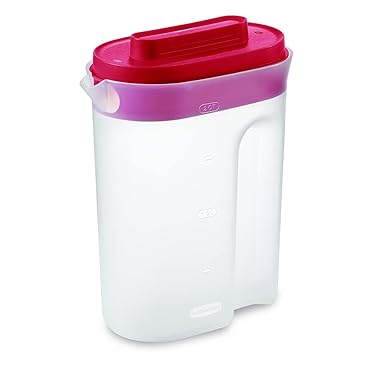 Rubbermaid® Compact™ Pitcher, Plastic Pitcher with Lid, 2 Quart