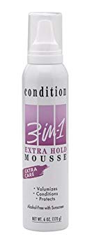 COND 3-IN-1 MOUSSE EXTRA HOLD Size: 6 OZ