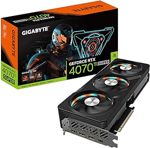 GIGABYTE GeForce RTX 4070 Ti Super Gaming OC 16G Graphics Card, 3X WINDFORCE Fans, 16GB 256-bit GDDR6X, GV-N407TSGAMING OC-16GD Video Card