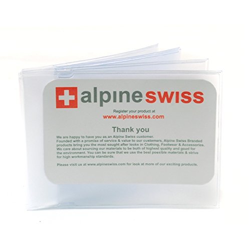 SET OF 2 Wallet Inserts Replacement 6 pg Card Holder Made in USA by Alpine Swiss