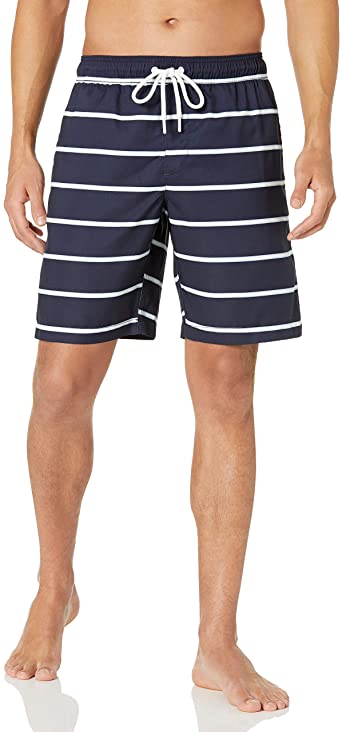 Amazon Essentials Men's Quick-Dry Print 9" Swim Trunk