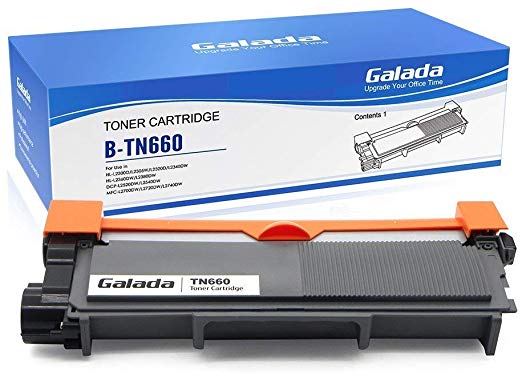 Galada Compatible Toner Cartridges Replacement for Brother TN630 TN660 TN-630 TN-660 High Yield for Hl-l2300d Hl-l2340dw Hl-l2305dw Hl-l2320d Hl-l2360dw Hl-l2380dw Dcp-l2520dw Dcp-l2540dw Mfc-l2700dw Mfc-l2720dw Mfc-l2740dw （1 Pack)