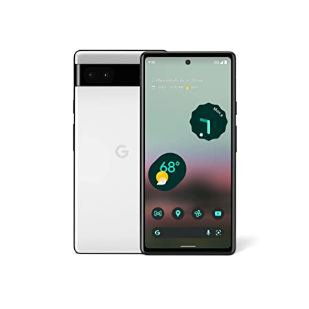 Google Pixel 6a - 5G Android Phone - Unlocked Smartphone with 12 Megapixel Camera and 24-Hour Battery - Chalk