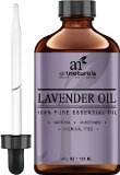 Art Naturals Lavender Essential Oil 4 Oz - Pure Therapeutic Grade from Bulgaria - Best Premium Quality used for Aromatherapy and Massage