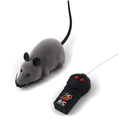 Rat Toy for Cat,Patgoal RC Funny Wireless Electronic Remote Control Mouse Rat Pet Toy For Cats Dogs Pets