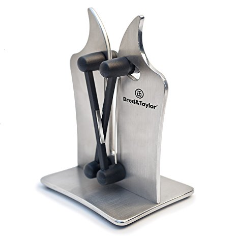 Professional Knife Sharpener Stainless Steel Triple-Action Austrian Tungsten Carbide