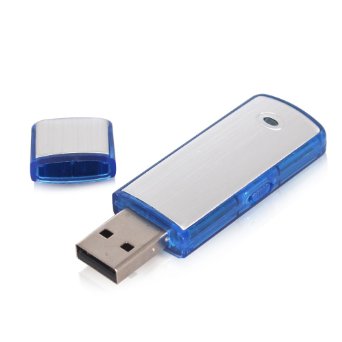 Btopllc USB Digital Voice Recorder Flash Drive -USB Recorder Perfect Voice Recorder for Meetings, Interviews, Presentations with On/off Switch Button with huge 8GB Capacity and Mini portable size